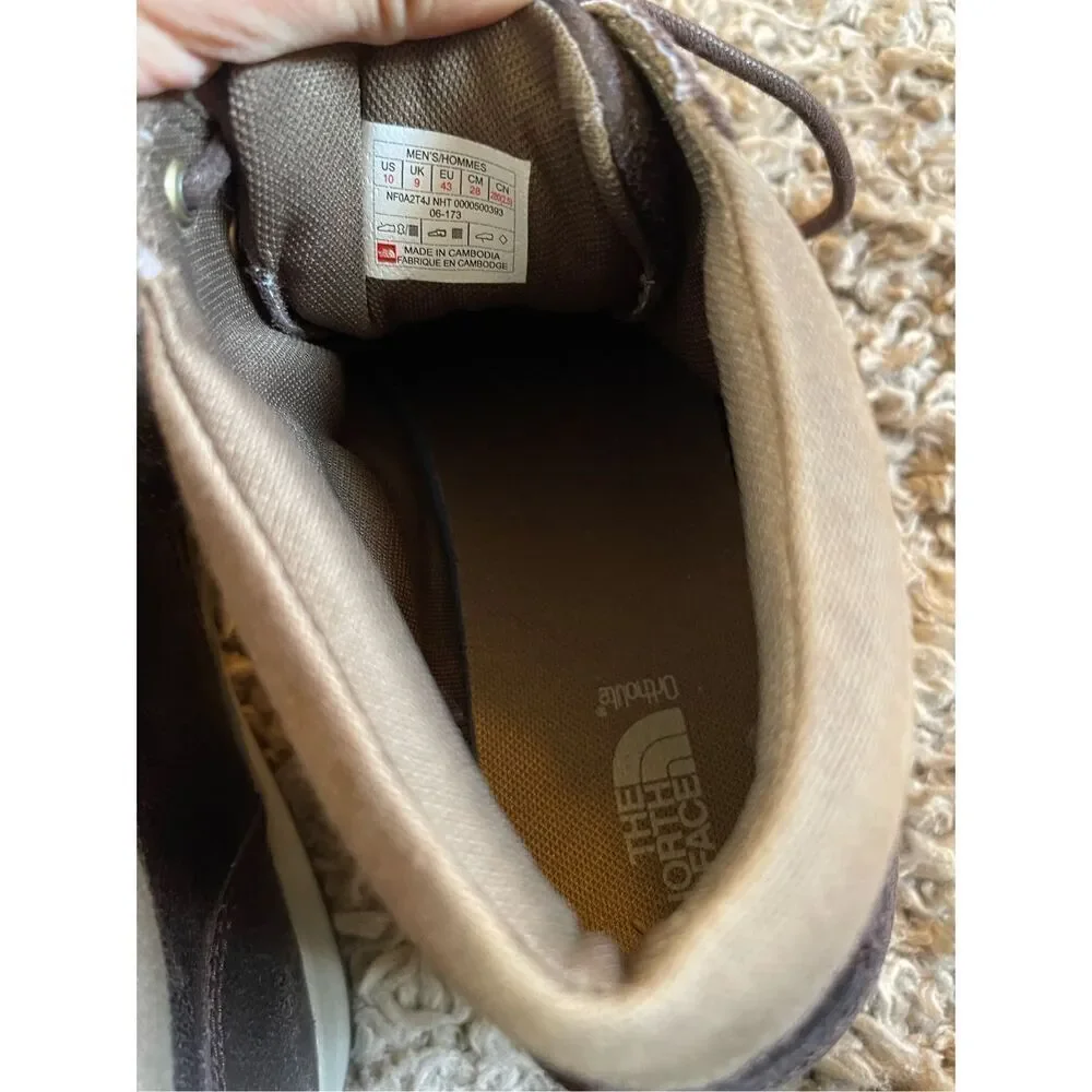 The‎ North Face Mens Brown Leather Chukka Boots  Shoes 10